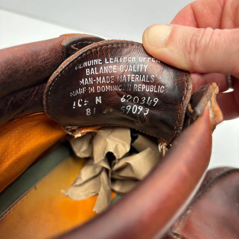 VTG 90s Timberland Mens G0retex 7-Eye Chukka Boots‎ 59093 Brown Leather 10.5 M